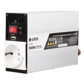 S-lınk Sl-300w 300w Dc12v-ac230v Çakmaktan Power Inverter 23870 - 2