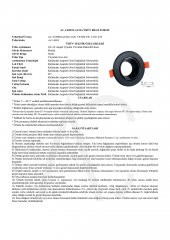 Gu10 Dekoratif Yuvarlak Plastik Kasa Siyah 2 Adet - 2