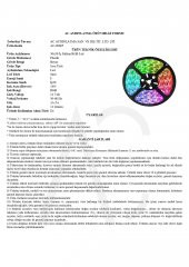 İç Mekan 3 Çip Şerit Led Rgb 5mt - 2