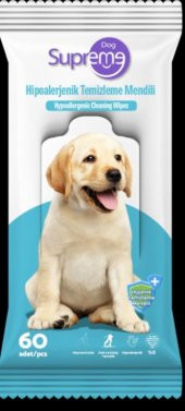 Supreme Pet Hipoallerjenik  Islak Medil 60 yapralk - 3 Adet - 2
