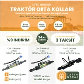 Anadolu Hidrolik Ağır Tip Aşıklı Traktör Ortakol Kilitli Hidrolik Lifti 70 cm-3 Ton - 2
