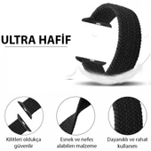 Polham Apple Watch 1-2-3 İle Uyumlu 38mm Ultra Hafif ve Rahat Kayış Kordon, Ultra Sağlam Kilitli Kayış - 6