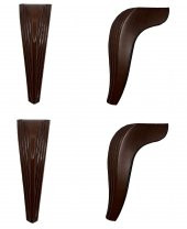 Nehir Plastik Mobilya Ayağı 18 Cm 4 Adet 0,8mm - 1