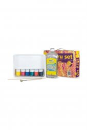 Mini Ebru Başlangıç Seti 6 Renk - 1