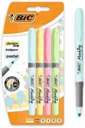 Fosforlu Kalem Brite Liner Pastel 4 Renk - 2