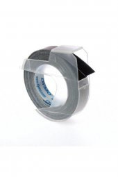 3d Kabartma Şerit 9mmx3m Siyah S0898130 (10 Lu Paket) - 1