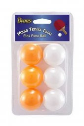 Pinpon Topu 6 Lı Paket Pingpong (Br-150) - 1