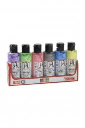 Mona Lisa Chalky Akrilik Boya 6 Pastel Renk X 70 ml Şişe - 1