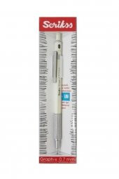 Graph-X Metal Versatil Kalem 0.7 Mm Beyaz - 2