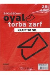 26x35 Cm. Torba Zarf Beyaz 25li Paket - 1