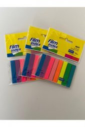 Film Index Plastik Ayraç 8 Renk x 25 Sayfa 3lü - 1