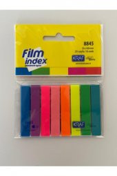 Film Index Plastik Ayraç 8 Renk x 25 Sayfa 3lü - 2