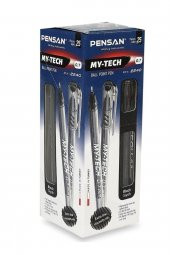 My-tech 0.7 Kalem- 25li Paket Siyah - 1