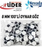 Lider & Nevada Oynar Göz 8 mm 100LÜ Paket - 2