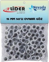 Lider & Nevada Oynar Göz 15 mm 50li Paket - 1