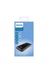 PHILIPS 10.000MAH QC 3.0 TYPE-C +2X USB-A BAĞLANTILI POWERBANK - SİYAH - 2
