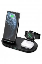 Aukey Lc-a3 Aircore 3'ü 1 Arada Kablosuz Şarj Istasyonu Standı LC-A3 - 1
