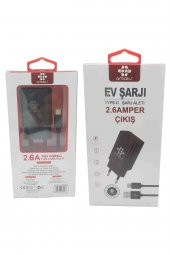 2.6a (type-c) Hızlı Şarj Aleti Arbaks Arb-006 (siyah) - 1