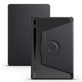 Galaxy Tab S7 FE LTE (T737-T736-T733-T730) Kılıf Zore Termik Kalem Bölmeli Dönebilen Standlı Kılıf - 2