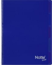 Notte Trend Plastik Kapak A4 40 Yaprak Kareli Spiralli Defter - 6