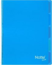Notte Trend Plastik Kapak A4 40 Yaprak Kareli Spiralli Defter - 8