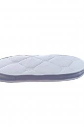 anne yanı bambu oval beşik yatagı 60x95x10 - 3