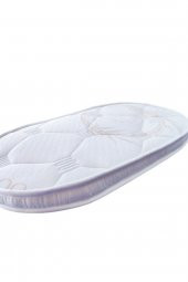 anne yanı bambu oval beşik yatagı  65x110x12 - 1