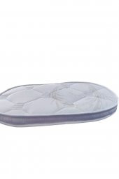 anne yanı bambu oval beşik yatagı  65x110x12 - 2