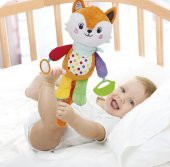 Clementoni Baby Aktiviteli Peluş Tilki 17792, Bebekler İçin Peluş Tilki Oyuncak - 3