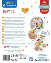 Clementoni Baby Aktiviteli Peluş Tilki 17792, Bebekler İçin Peluş Tilki Oyuncak - 5
