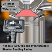 DXZtoz Endüstriyel Endoskop - 0.33 Inc Mafsallı Yılan Kamera - 1.6m - 3