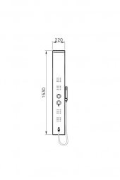 VitrA A45807 Shake Beyaz Masajlı Duş Seti - 2