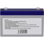 TUNEX 6V 7A 1,08 Kg Kuru Bakımsız Akü (151*35*94*100 Mm) TNX-6V7A - 3