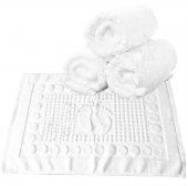 24 Adet Otel Banyo Ayak Havlusu 100 Pamuk 250 Gram 50×70 Cm - 1