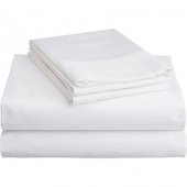 5 Adet Beyaz Çift Kişilik 100 Pamuk Otel Nevresim Yorgan Kılıfı 200×220 Cm 63 Tel Dokuma - 2