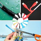 560 Parça Set Isıyla Daralan Makaron Kablo Koruyucu Kılıf - 2