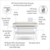 5HB14A HP DesignJet Studio Wood 36 inc / A0 Yazıcı - 2