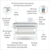 5HB14C HP DesignJet Studio Steel 36 inc / A0 Yazıcı - 8