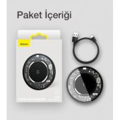 BASEUS Manyetik Ultra Hızlı Magsafe Uyumlu 15w Kablosuz Şarj Cijhazı İphone 13 12 Pro MAX Uym - 6