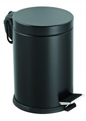 Pedallı Çöp Kovası Siyah 3 Litre - 1