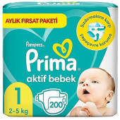 Prima No.1 Aktif Bebek 200 Adet - 1