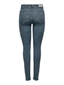 ONLY Bayan Yüksek Bel Dar Kesim Kot Pantolon 15300063 thumbnail 7