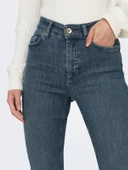 ONLY Bayan Yüksek Bel Dar Kesim Kot Pantolon 15300063 thumbnail 4