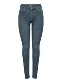 ONLY Bayan Yüksek Bel Dar Kesim Kot Pantolon 15300063 thumbnail 6