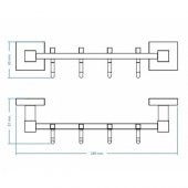 Duxxa Deppot Fenice Set Askılık Dörtlü A.1929 - 3