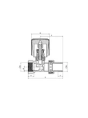 Klepsan Düz Radyatör Vanası 1/2 - 2