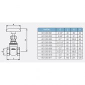 Eca Şiber Valf 1.1/2 Pn16 2601003005 - 2
