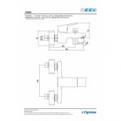 Eca Tiera Banyo Bataryası Krom 102102469 - 2