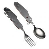 Nurgaz Campout Katlanır Kaşık Çatal Tirbuşon Kırmızı Ng Kkct-K - 3