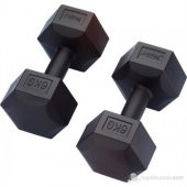 Hattrick Ds 86 Plastik Köşeli Dambıl 2 x 6 kg - 1